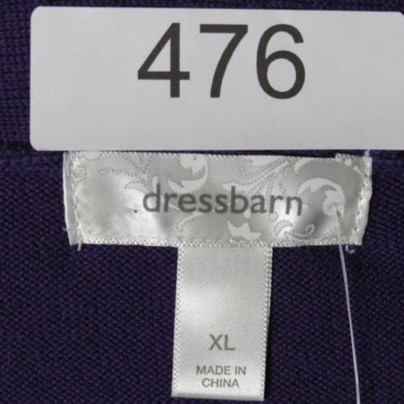 Dress Barn* Women's Long Sleeve Big Button Ribbed Cardigan Sweater Size~ X-Large - Picture 3 of 9